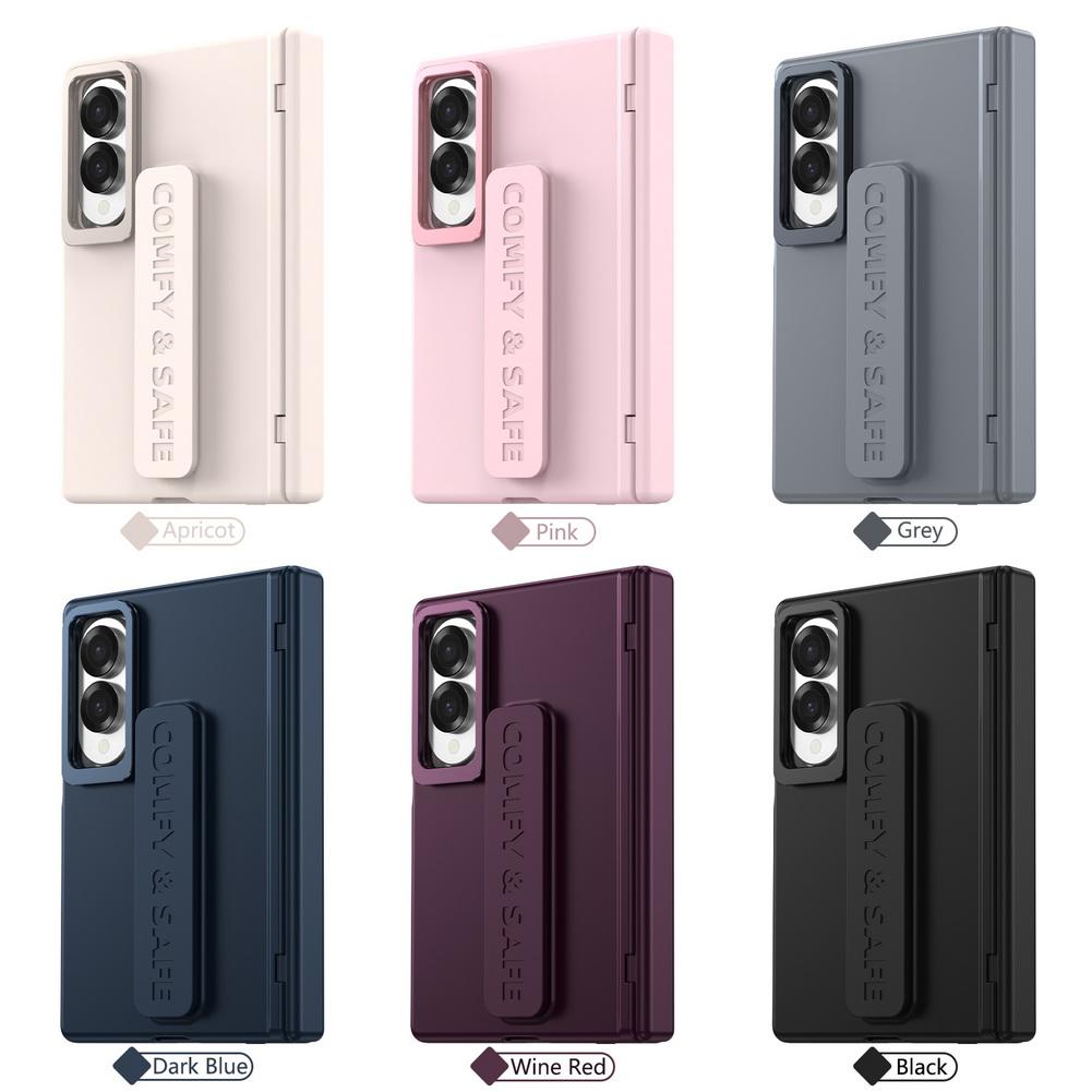 Эластичный браслет Чехол для телефона Для Samsung Z Fold 8 Fold8 Ultra Galaxy Z Fold 7 6 5 4 Держатель камеры Защитная крышка переднего стекла