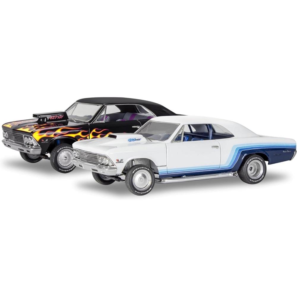 Немецкий Уровень Revell Американский Уровень 1 24 66 Malibu Ss 2 N1 Пластиковая Модель 14520 Цвет Литья