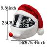 Christmas Santa Claus Motorcycle Helmet Cover Full Face Safe Hat Cycling Helmet Santa Racing Cap Merry Christmas Decoration Gift