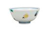 Maruyone Masamine Ino Kutani Ware Rice Bowl Colored Eggplant K8-426