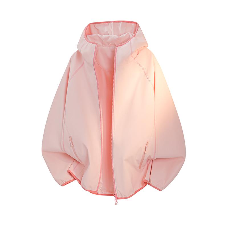 Trendy Cotton Edge Trim Hooded Jacket: Early Spring Sports Casual, Versatile, High Quality