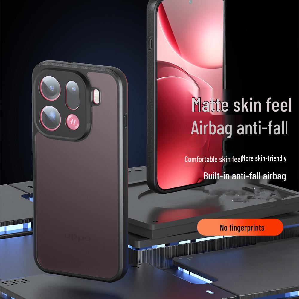 Полупрозрачный матовый чехол для телефона OPPO Find X9S/Reno 15F/Realme 16 - Защитная крышка A6X