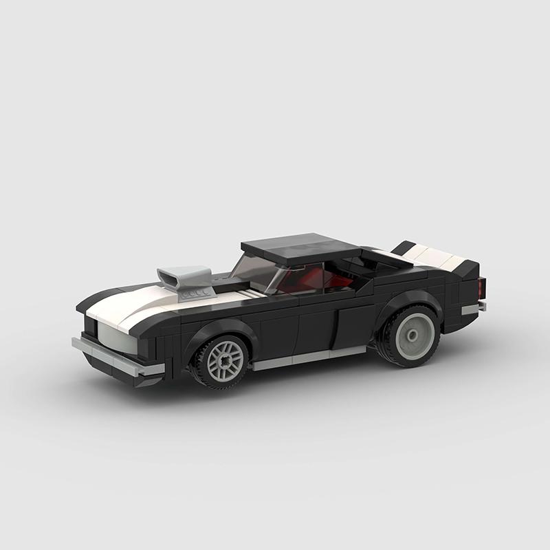 Z28 MOC Скоростной Автомобиль Супер Гоночный Транспорт Модель Строительный Блок Гоночный Раллийный Спортивный Кирпич Camaro Игрушка Рождественский Подарок Городской Технический
