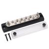 10 Way Power Distribution Block Bus Bar M6 Studs High Electrical Conductivity With Transparent Prote
