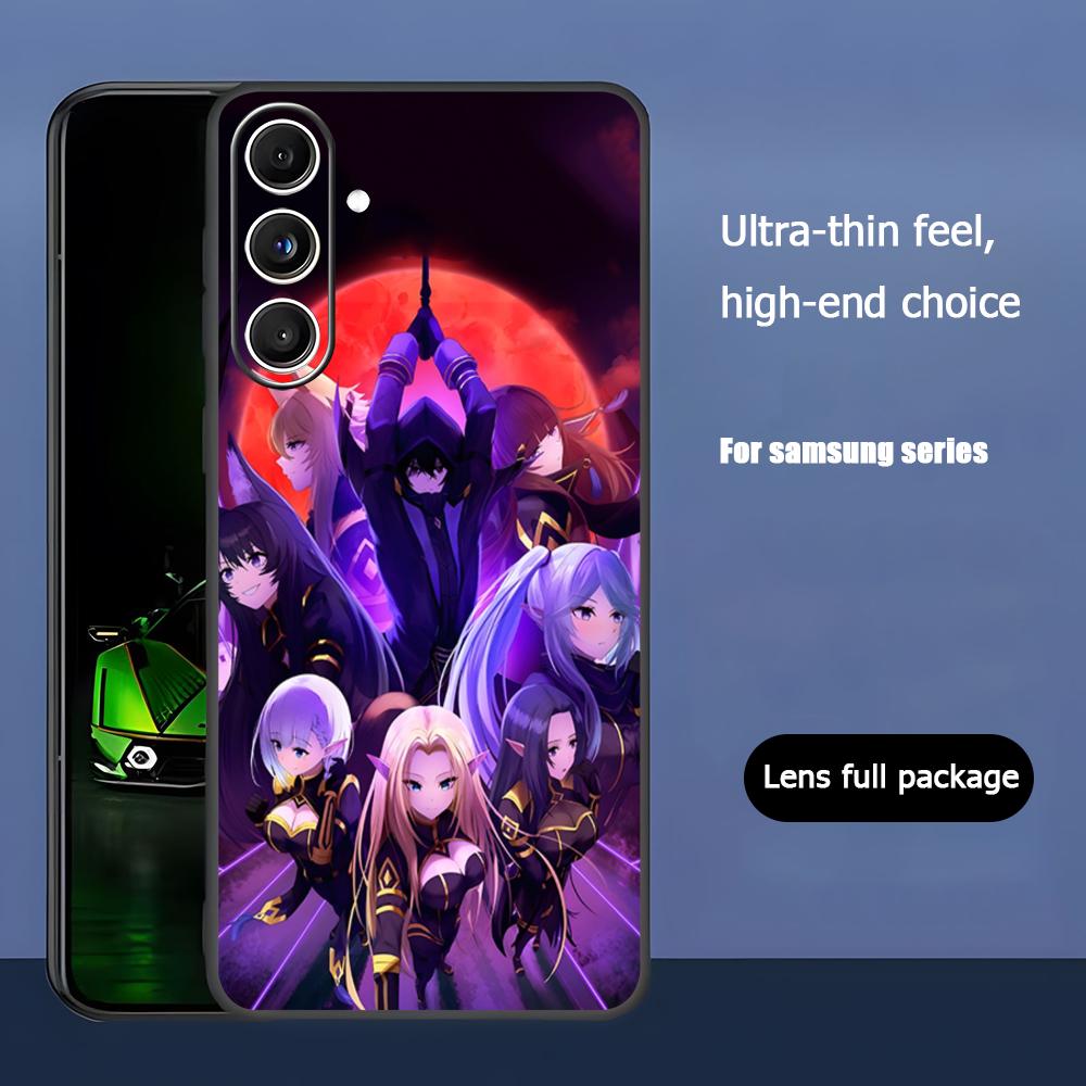 Чехол для телефона с аниме 'Превосходство в тени' Для Samsung Galaxy S25 S24 S23 S22 S21 S20 Plus Ultra Note20 Мягкий Черный