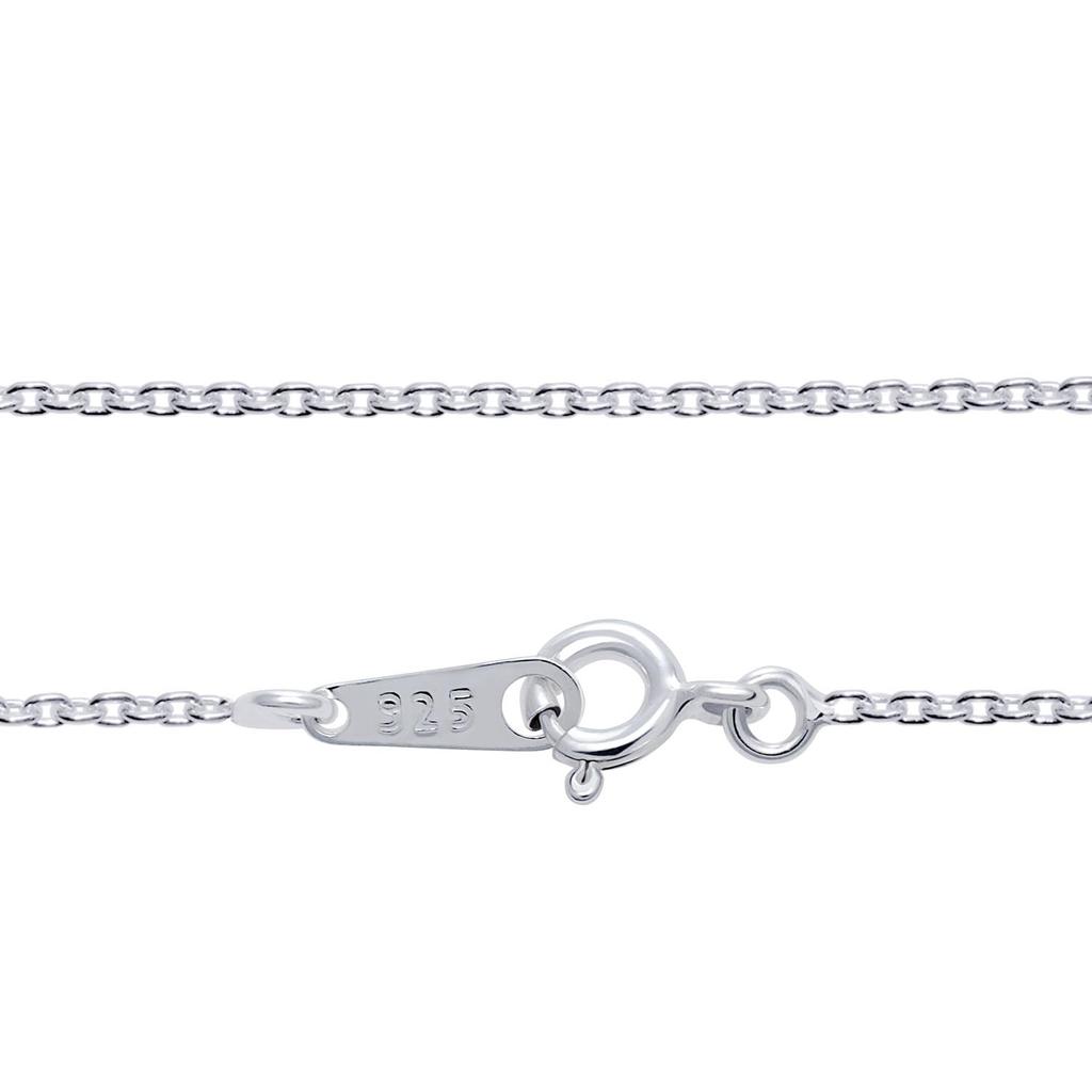 [Sears] Серебряная цепочка Фигаро 925 пробы, ширина 1,5 мм, scl40-55