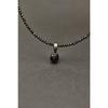 [Hazina] 2mm Black Spinel Necklace - Black Spinel