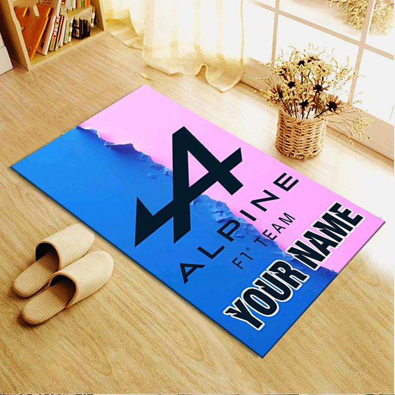 Custom Name Alpine Carpet Rug for Living Room Bedroom Home Sofa Decoration,Kids play Non-slip Floor Mat