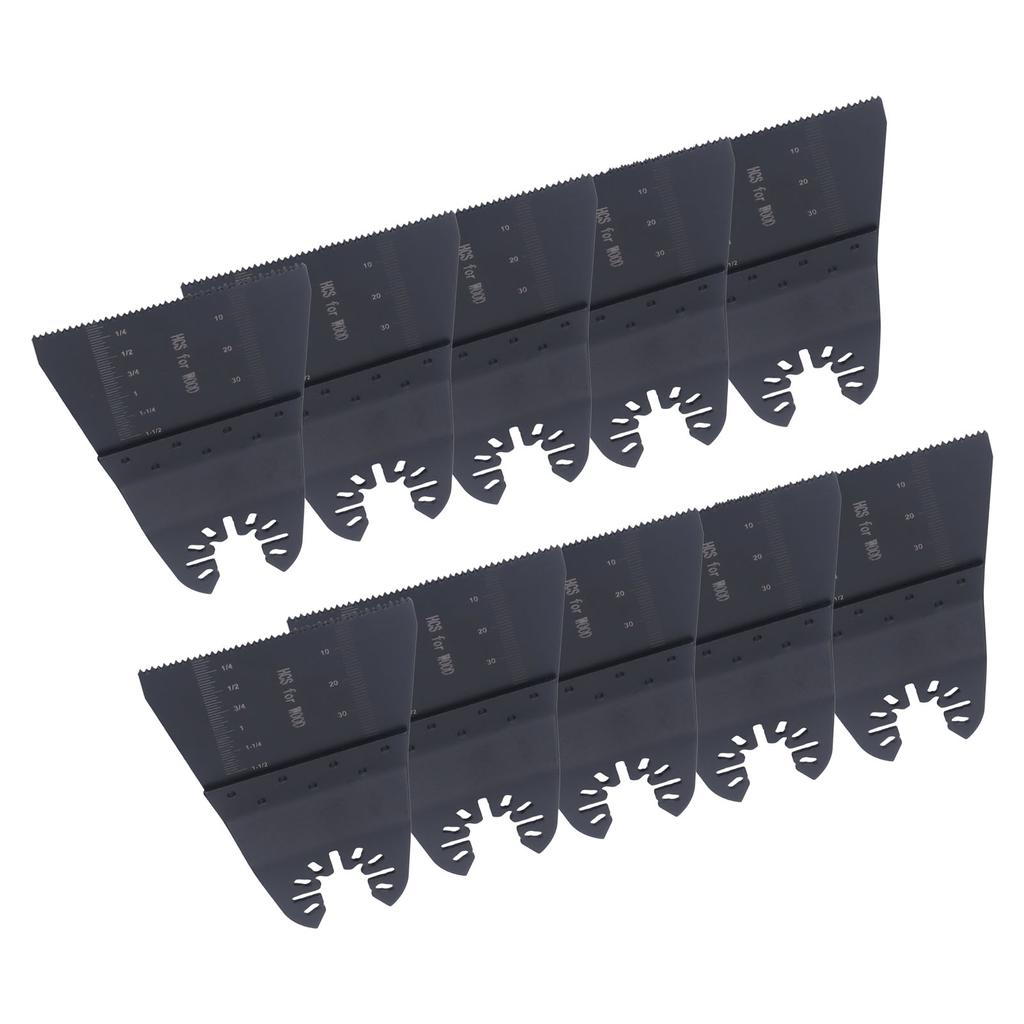 10Pcs Oscillating Tool Blades Universal Saw 65mm Fine Teeth High Carbon Steel Power Hand Tool