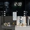 KOSUMOSU ACD-210GD Светодиодные настенные часы Золотые