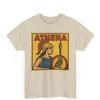 Athena Comic T-Shirt: Vintage Greek Goddess Graphic Tee