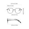 10pcs Unisex Polygon Anti Radiation Eyeglasses Computer Glasses Replaceable Lens for Men and Women Eyewear