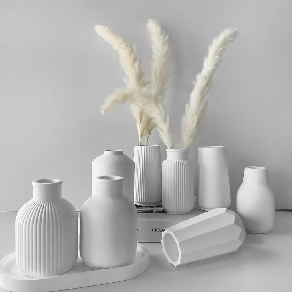 Полоски Ваза Силиконовая Форма DIY Гипсовая Ваза 3D Украшения Формы Эпоксидная Штукатурка Бетон Цветочный Горшок Форма Садовое Украшение