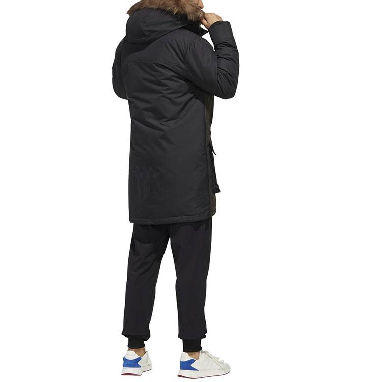 adidas Neo защита от холода Оставайтесь в тепле Уютная Дышащая Пуховик Черный Мужской EI4393
