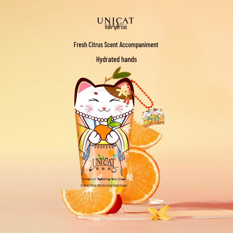 UNI CAT Зеленый чай Цитрус Увлажняющий Крем для Рук Дуэт (2x40г)