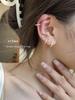 Серьги из циркония высокого класса серебряного цвета: Уникальные серьги-кольца, каффы и пусеты для женщин