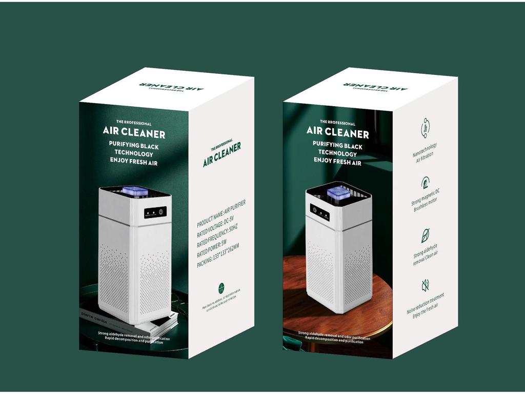 Mini UV Air Purifier: Negative Ion Sterilization & Formaldehyde Removal