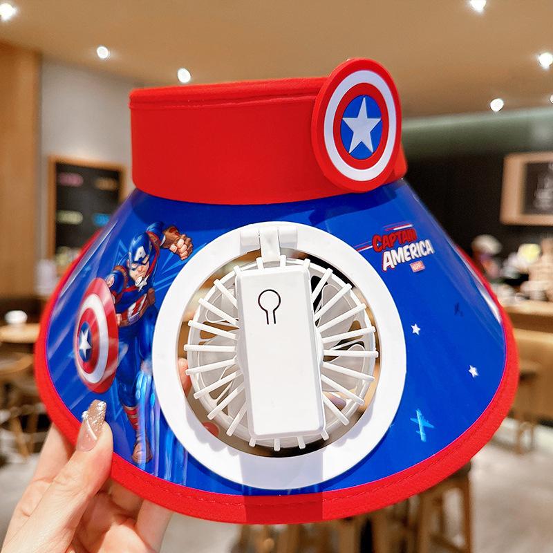 New Summer Fan Hat Adult Sun Hat Outdoor Leisure Sports Sun Protection Top Hat