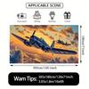 One 2D flat banner of a garage door flying under the setting sun, suitable for seasonal outdoor decorationDJH