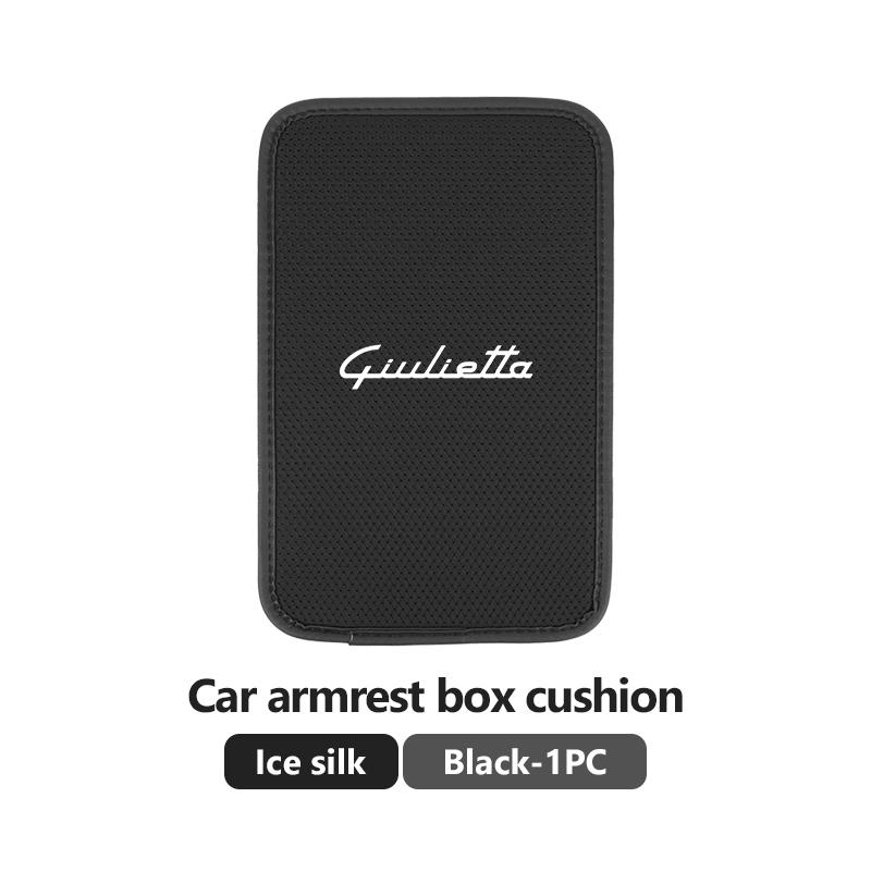 LNYCP1 Car Armrest Mat Center Console Arm Rest Protection Cushion Storage Box Cover Pads For Alfa Romeo Giulietta 940 2010-2014 2015