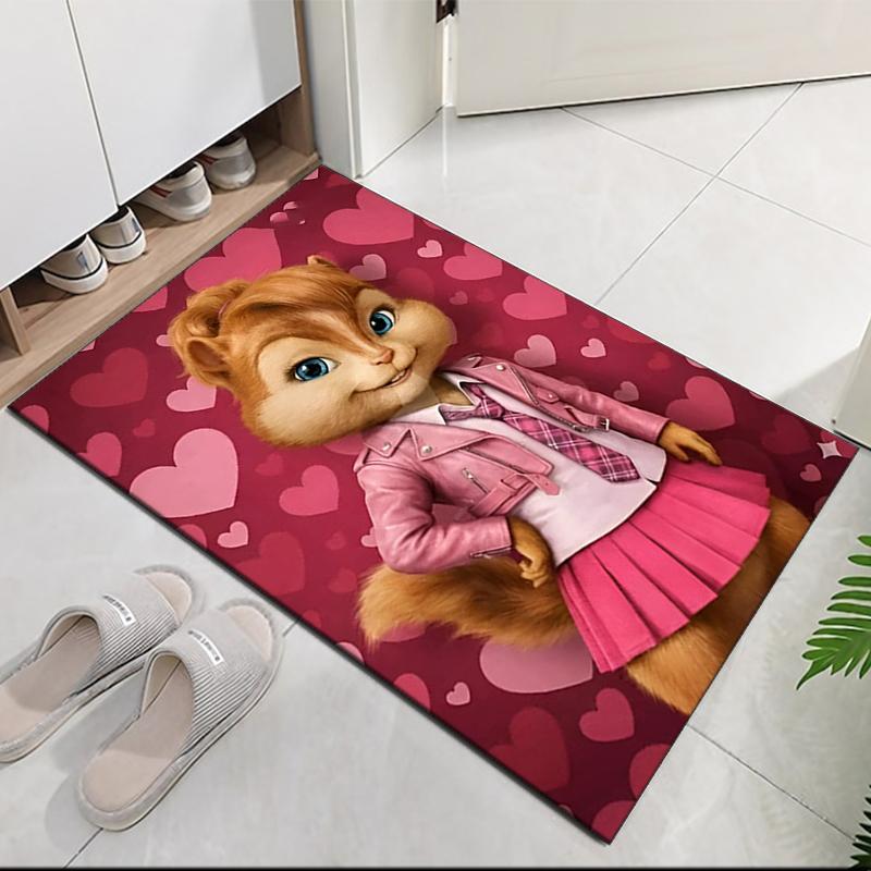 Alvin and the Chipmunks Printed Carpetrugfor Office Chair Living Room Bedroom Kitchen Room Decor Gifts