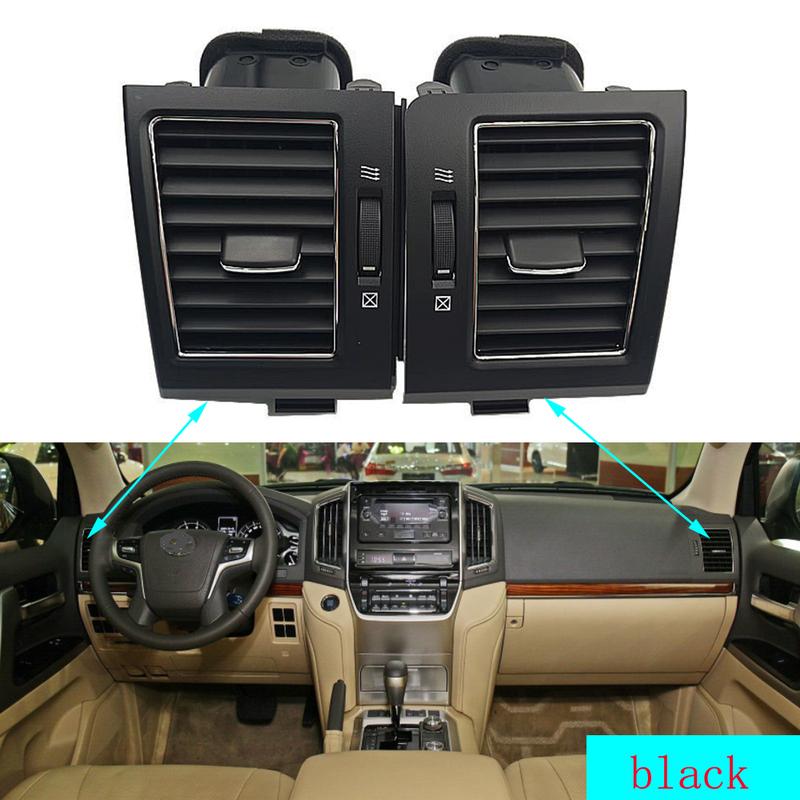 Для Toyota Land Cruiser 200 LC200 2008-2015 Автомобильный кондиционер Воздуховод Выходное отверстие Решетка кондиционирования Авто-стайлинг