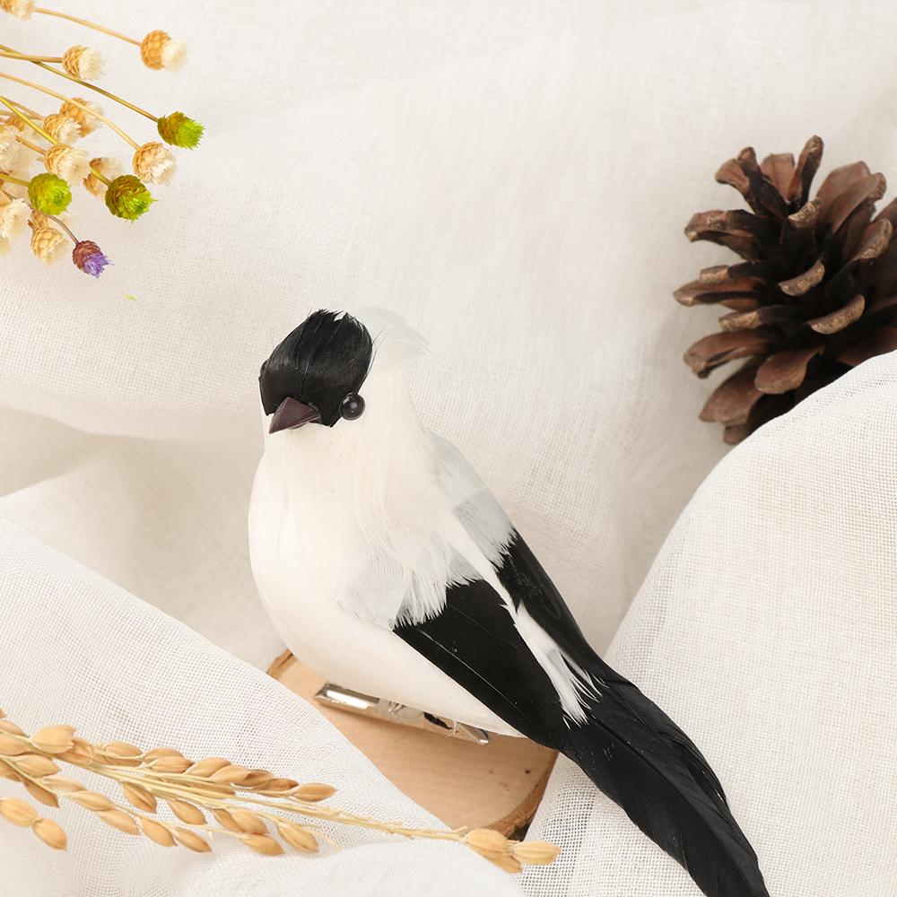 Vivid Garden Ornament Home Decor Real Feathers Bird Model Artificial Animal Simulation Parrot