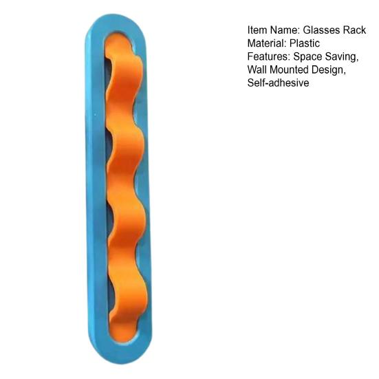 Настенный держатель для очков Самоклеящийся Компактный Органайзер для солнцезащитных очков Стойка-дисплей Вешалка Держатель для хранения нескольких очков
