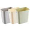 Bathroom Gap Trash Can Uncovered Narrow Plastic Waste Basket with Fixed Hole Space Saving Slim Garbage Can for Bedroom Kitchen Living Room Office