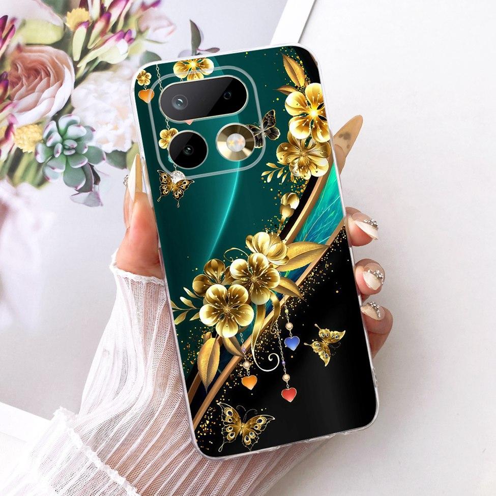 6.78'' For Realme 16Pro RMX5121 RMX5120 Case For Realme 16 Pro Cover Fashion Butterfly Cute Cat Cool Painted Soft Phone Casing
