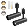 Rail Spotlight with Remote Control, 100W Equivalent, Dimmable, Color Adjustable, Warm White, Daylight, and Cobalt White, Power Consumption 10W, High
