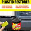 Блеск для шин Восстановитель пластика - Нежирный, нелипкий черный полироль для салона автомобиля, сидений и отделки Включает губку-аппликатор