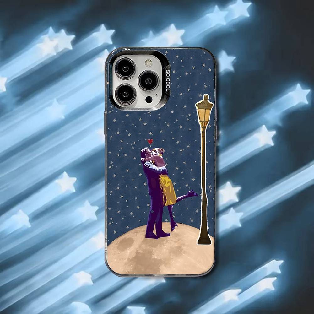 Чехол для телефона L-La La Land Movie для iPhone 16,15,14,13,12,11,8,7,Pro,Max,Plus,Mini,XS,SE Черный Матовый Жесткий