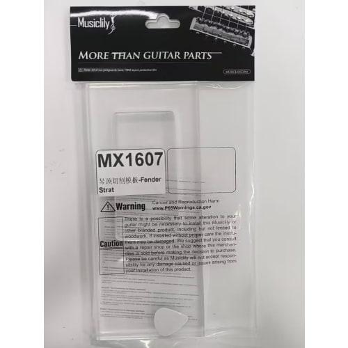 Musiclily Pro Acrylic Guitar Neck Template for ST Strat, Jaguar, Jazzmaster, and Mustang Electric Guitars