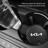 EKSP2 Car Interior Cup Holder Coaster Anti Slip Waterproof Pad Valve For KIA EV6 Stinger RIO Sorento Picanto Ceed Borrego Syros K4 K5