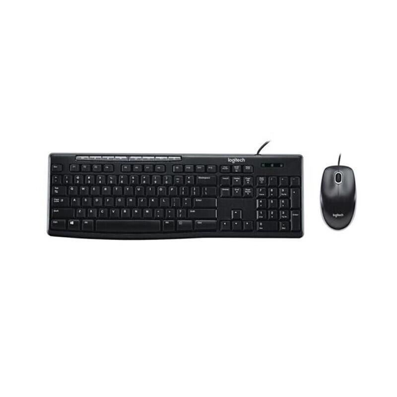 Logitech MK200 Wired Multimedia Keyboard and Mouse Combo