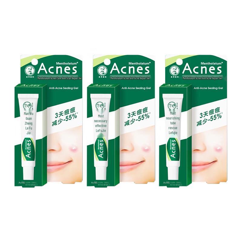 MENTHOLATUM Acnes Восстанавливающий гель против акне (3-Pack)