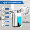 Automatic Soap Dispenser 5 Adjustable Soap Dispensing Levels Liquid Hand Soap Dispenser for Bathroom & Kitchen