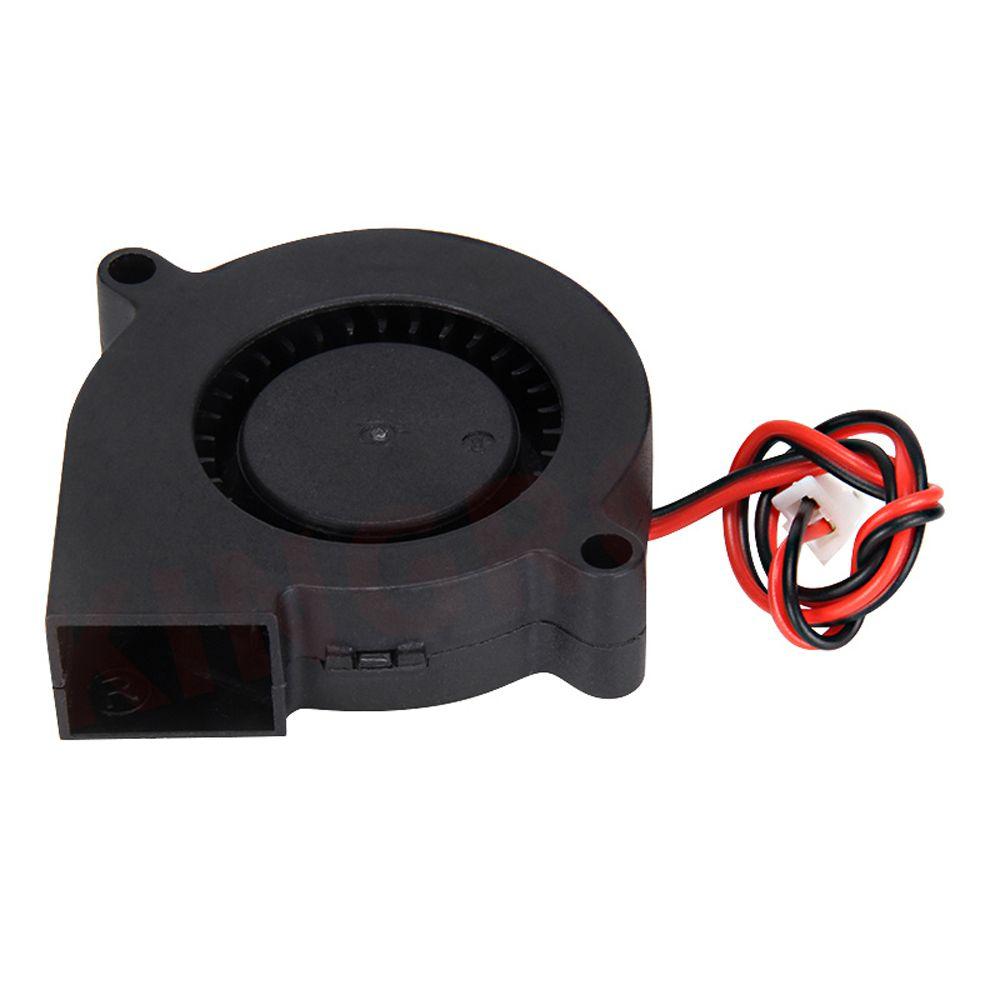 DC Cooler Blower 2-pin Black 3D Printer Cooling Fan Centrifugal Blower Cooling Fan Cooling Radiator