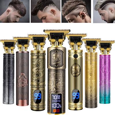 Машинка для стрижки волос, электрическая машинка для стрижки волос, электрическая машинка для стрижки волос, машинка для стрижки волос с масляной головкой, бритва с гравировкой, перезаряжаемая