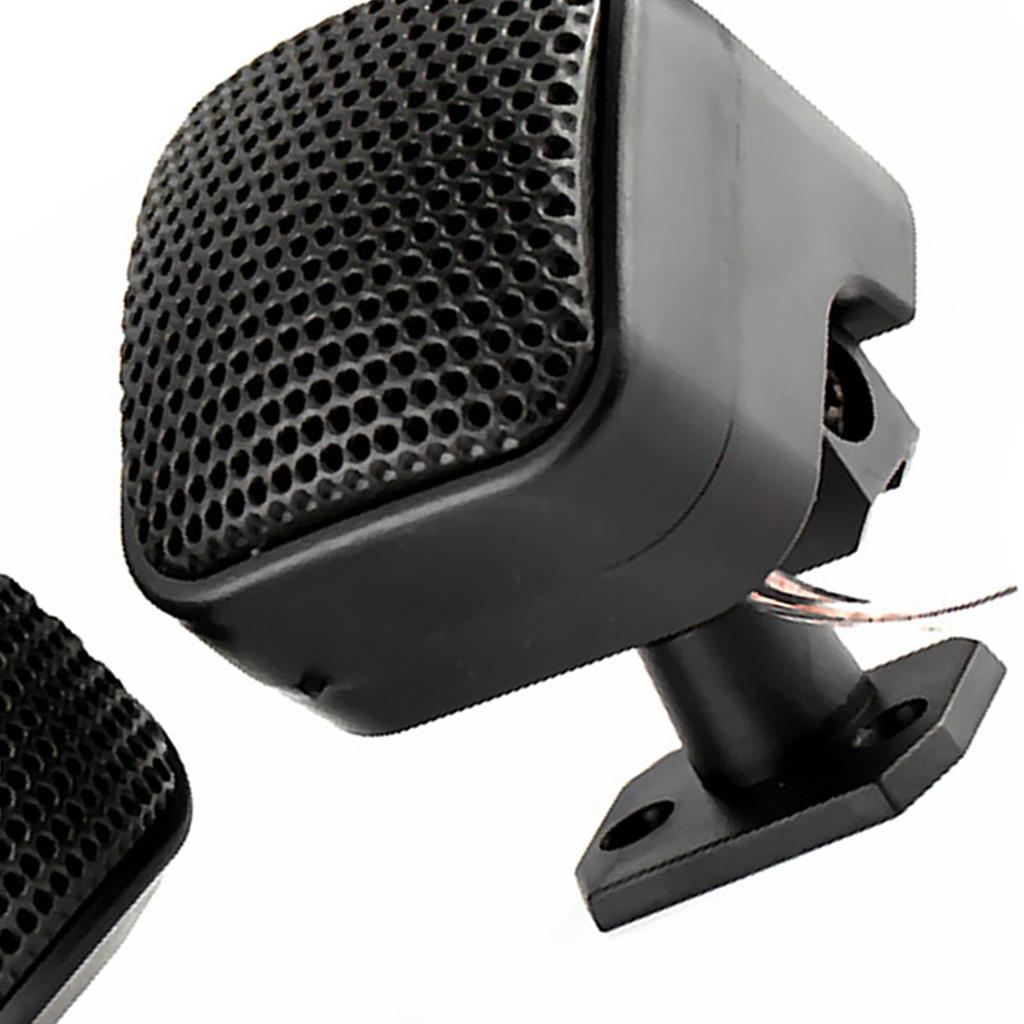 2PCS Compact Square Tweeter Speaker - 500W High Power Car Audio Speaker
