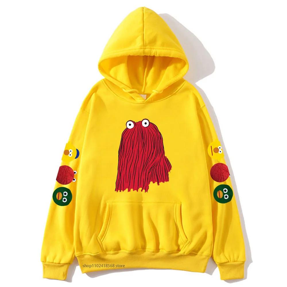 RED GUY толстовки с капюшоном мультфильм Dont Hug Me Im Scared толстовка для женщин зимняя уличная одежда Sudadera