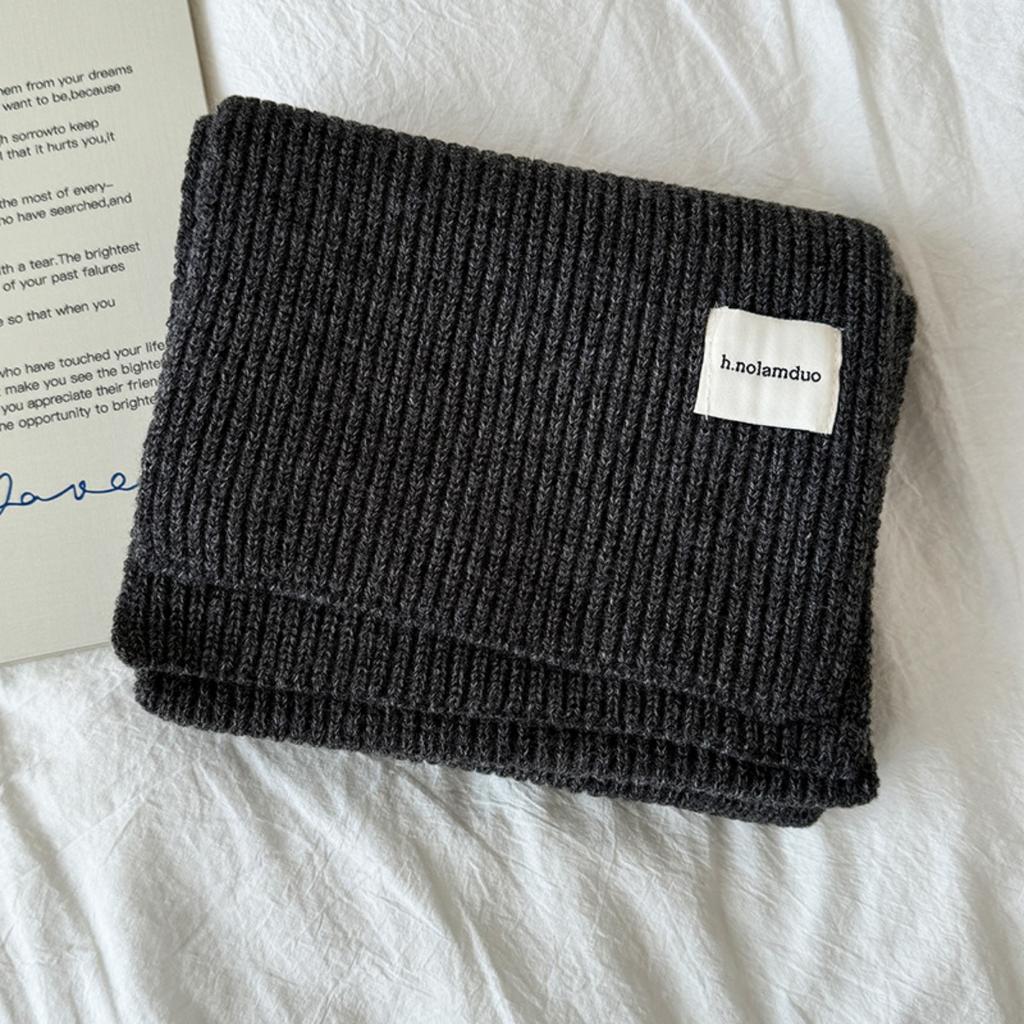 Вязаный шарф, мужской и женский стили, толстый шарф, шерстяной шарф, шерстяная шаль