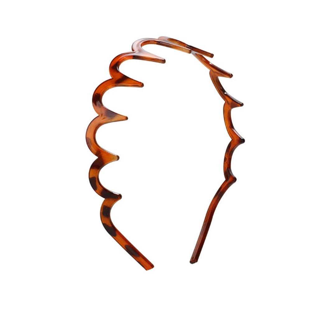 Resin Headwear Non-slip Wave Comb Headband New Hair Hoop Women Gift