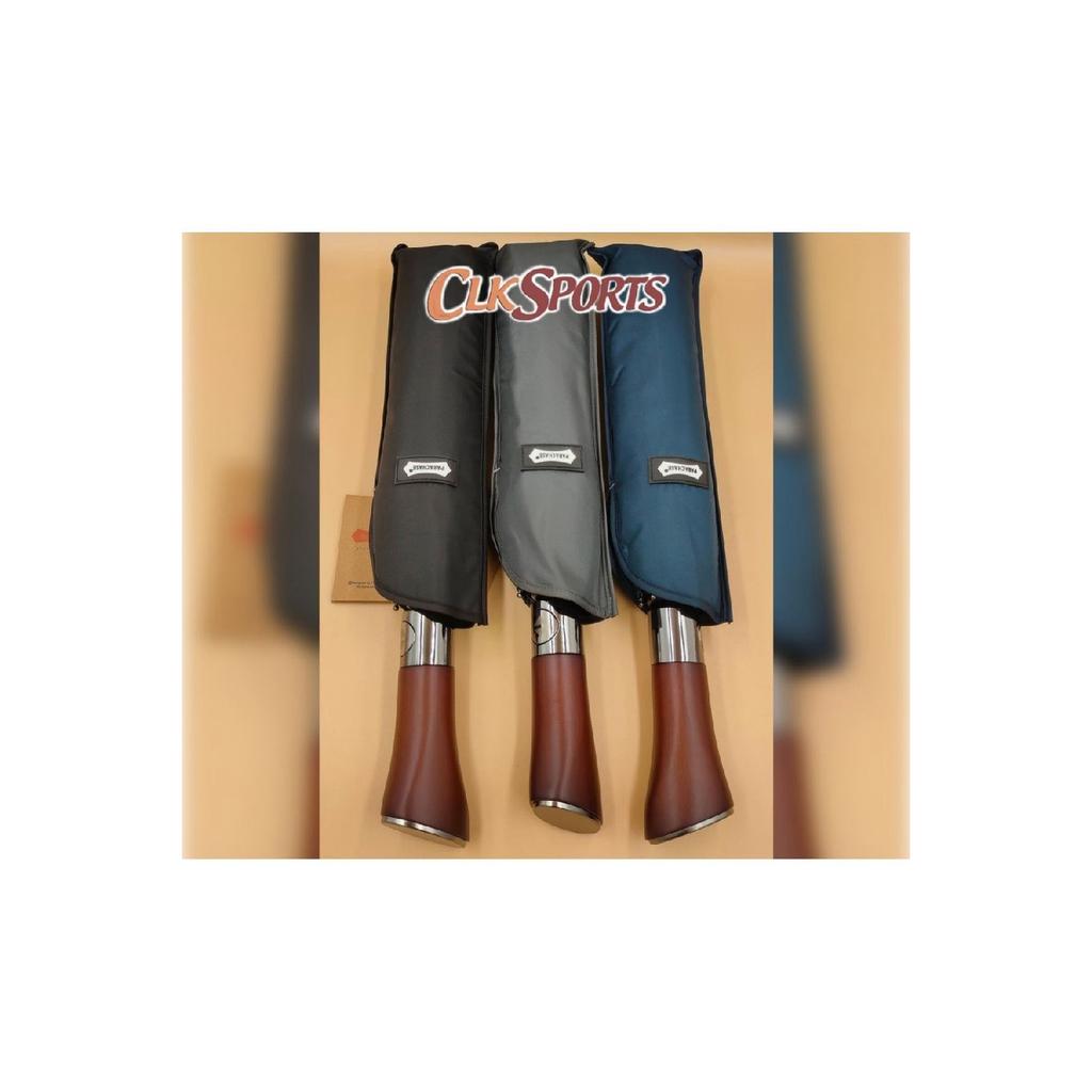 Полностью автоматический зонт премиум-класса с деревянной ручкой - Специальный чехол