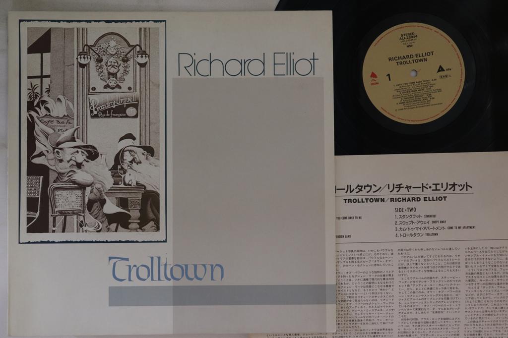 Виниловая пластинка RICHARD ELLIOT - Trolltown ALI28044PROMO ENIGMA 1986 Япония Джаз Б/у
