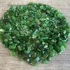 Natural Green Jasper Crushed Stone: Ideal for Buddha Offerings, Mandala, Aquariums, and Garden Landscaping