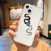 Модный противоударный прозрачный чехол для телефона с драконом для iPhone 14 13 12 11 Pro Max 7 8 Plus X XR XS Max SE 2022, силиконовый чехол Fundas