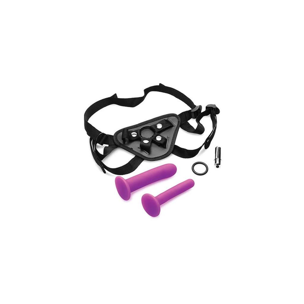 XR Brands Vibrating Strap-on Harness
