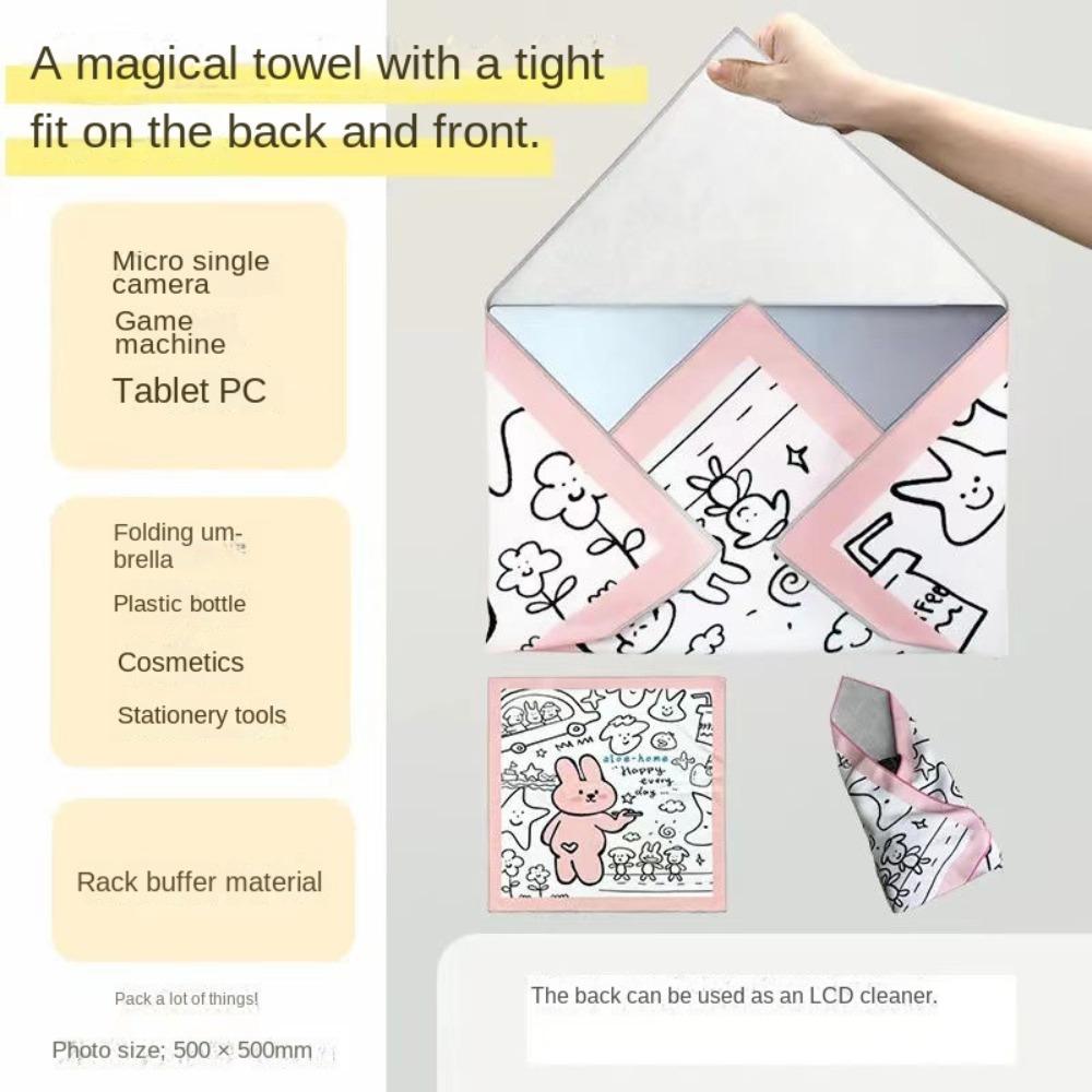 Digital Computer Camera Protective Cover Pink rabbit DSLR Storage Bag New Camera Wrap Cloth